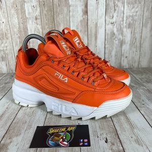 Fila orange leather - Womens 6.5. Originally listed as 7 but short
